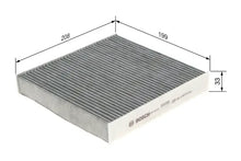 Filtru aer habitaclu, Renault, Dacia, Nissan, Mitsubishi, Lada, Alpine, Infiniti Clio, Duster, Captur, Logan, Sandero, 235x234x44 mm, Bosch 1987435031