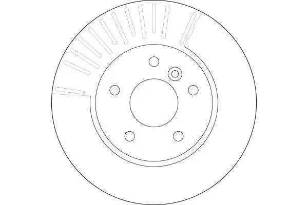 Disc frana, Land Rover Discovery, Ø298 mm, TRW DF4194S