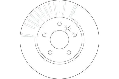 Disc frana, Land Rover Discovery, Ø298 mm, TRW DF4194S