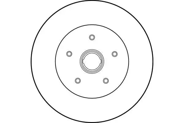 Disc frana, Volkswagen Transporter T3 Caroserie, Transporter T3 Bus, Transporter T3 Platou, Sasiu, Ø278 mm, TRW DF1524S