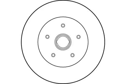 Disc frana, Volkswagen Transporter T3 Caroserie, Transporter T3 Bus, Transporter T3 Platou, Sasiu, Ø278 mm, TRW DF1524S