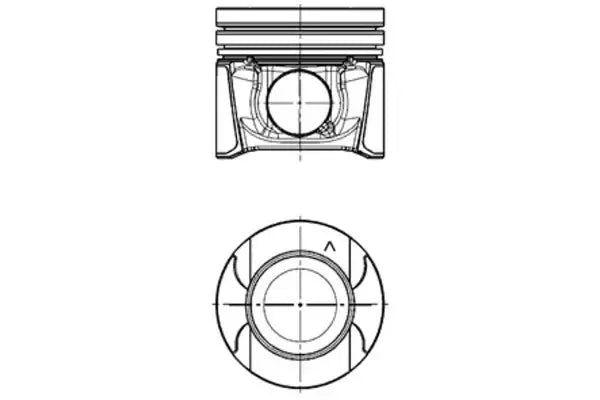 Piston, Nissan, Opel, Renault, 136x110x106 mm, Kolbenschmidt 97504620