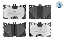 Set placute frana disc, Mercedes-Benz, 184x114x88 mm, Meyle 0252258618PD