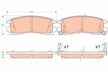 Set placute frana disc, Chevrolet, Pontiac, Buick, Oldsmobile Trans Sport, Alero, Impala Limuzina, Regal, 172x119x112 mm, TRW GDB4098