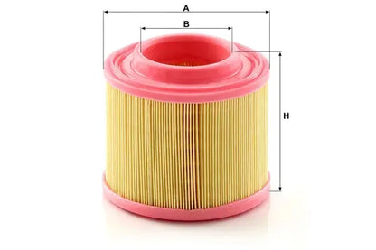 Filtru aer -Filter, Audi A6 C6, A6 C6 Avant, 162x161x140 mm, Mann C1677