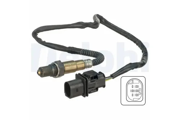 Sonda lambda, Audi A3, A3 Sportback, 153x60x54 mm, Delphi ES2053812B1