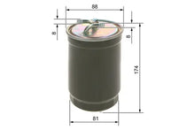 Filtru combustibil, Ford, Honda, Land Rover, Rover, SEAT, 184x94x92 mm, Bosch 0450906172