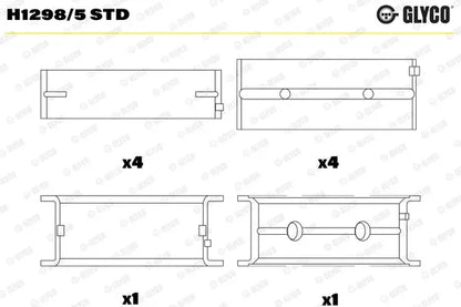 Cuzineti, arbore cotit Glyco - H1298/5STD