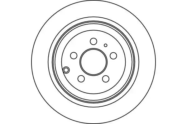 Disc frana, Peugeot, Citroen, Fiat, Lancia Ulysse, Evasion Microbus, 806, Zeta, 806 Van, Evasion Van, Ø295 mm, TRW DF2715