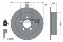 Disc frana, Ssangyong, Kg Mobility Musso, Musso Grand, Ø324 mm, Textar 92347403