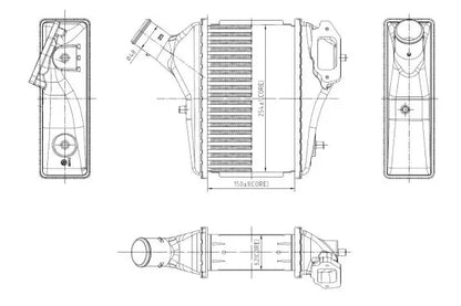 Intercooler, compresor NRF pentru Honda - NRF309091