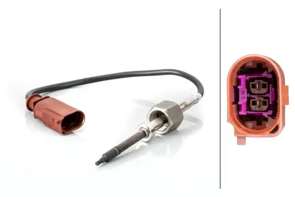 Senzor, temperatura gaze evacuare Hella - 6PT014495-051