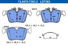 Placute frana Volvo C40/S60/S90/V60/V90/XC40/XC60/XC90 2,0 14- ceramic TRW pentru Volvo - 13.0470-7363.2