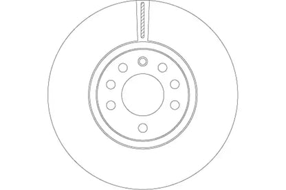 Disc frana, Saab, Opel, Cadillac 9-3, 9-3 Combi, 9-3 Cabriolet, Signum Hatchback, Vectra C, Vectra C Combi, Vectra C Gts, Ø314 mm, TRW DF4549