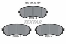 Set placute frana, frana disc Textar pentru Nissan - 2350201