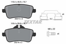 Set placute frana, frana disc Textar pentru Mercedes-Benz - 2521501