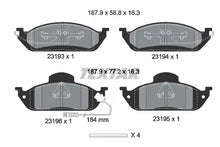 Set placute frana, frana disc Textar pentru Mercedes-Benz - 2319303