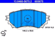 Set placute frana, frana disc TRW pentru Mazda - 13.0460-5675.2