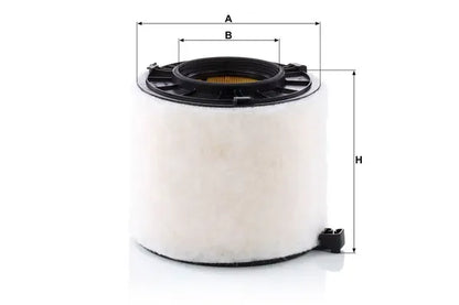 Filtru aer -Filter, Audi A5, A5 Sportback, A4 B9, A4 B9 Avant, Q5, A5 Cabriolet, A4 Allroad B9, Q5 Sportback, Q5 Van, 195x190x160 mm, Mann C17010
