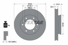 Disc frana Textar pentru Ford, Ford Usa - 92253403
