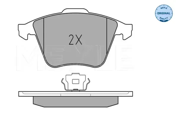 Set placute frana disc, Cadillac, Ford, Mazda, Opel, Saab, Volvo, 224x162x108 mm, Meyle 0252391218