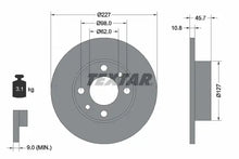 Disc frana Textar - 92019300