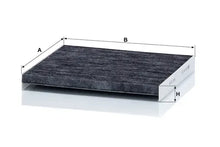 Filtru aer habitaclu -Filter, Hyundai, Kia, 265x234x38 mm, Mann CUK26019