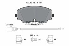 Set placute frana, frana disc Textar pentru Audi, Cupra - 2062601