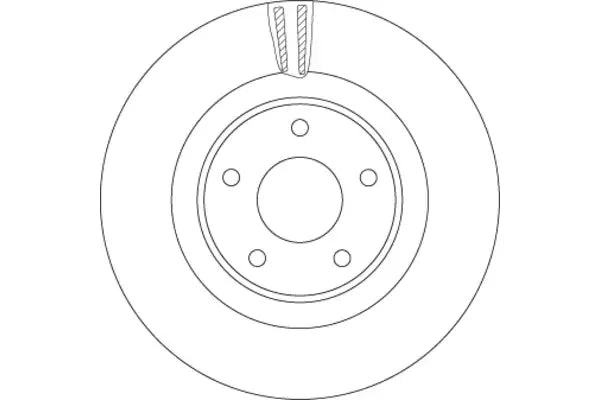 Disc frana TRW pentru Infiniti, Nissan - DF6496S