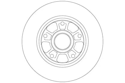 Disc frana, Renault Megane Iii Hatchback, Megane Iii Cupe, Fluence, Megane Iii Grandtour, Megane Iii Hatchback Van, Megane Cc, Ø260 mm, TRW DF6182