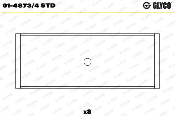 Cuzineti biela, Audi, SEAT, Skoda, Glyco 0148734STD