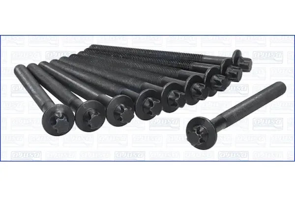 Set surub chiulasa, Dacia, Infiniti, Mercedes-Benz, Nissan, Renault, Suzuki, 249x202x32 mm, Ajusa AJU81031800
