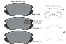 Set placute frana, frana disc Textar - 2441501