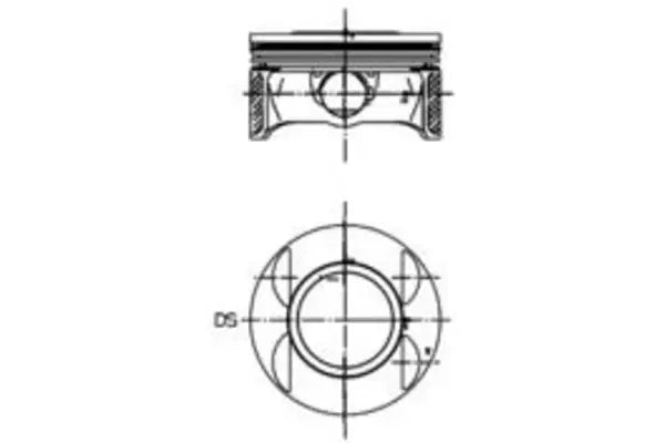 Piston, Opel, 116x94x88 mm, Kolbenschmidt 40027700