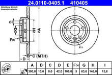 Disc frana TRW pentru Jaguar, Land Rover - 24.0110-0405.1