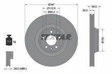 Disc frana Textar pentru Audi - 92132405