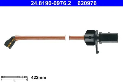 Senzor de avertizare uzura placute de frana, Audi A4, 177x69x22 mm, TRW 24819009762