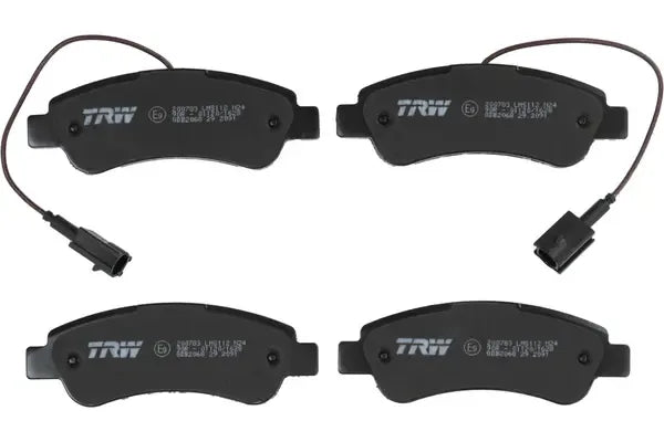 Set placute frana disc, Citroen, Fiat, Opel, Peugeot, 142x84x82 mm, TRW GDB2068