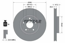 Disc frana Textar pentru Acura, Honda - 92140903