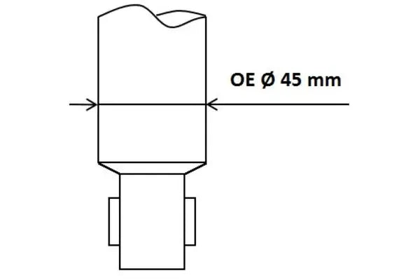 Amortizor, Ford, Volvo, 636x63x60 mm, KYB KYB349194