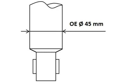 Amortizor, Ford, Volvo, 636x63x60 mm, KYB KYB349194