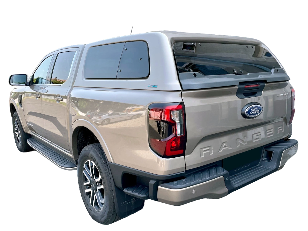 Hardtop Aeroklas cu geamuri cu deschidere laterala (pop-out/pop-up) si inchidere centralizata, Ford Ranger Raptor, cabina dubla, 2022-