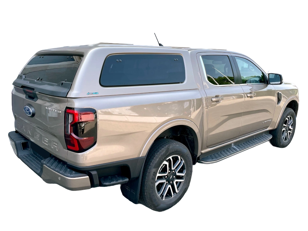 Hardtop Aeroklas cu geamuri cu deschidere laterala (pop-out/pop-up) si inchidere centralizata, Ford Ranger Raptor, cabina dubla, 2022-