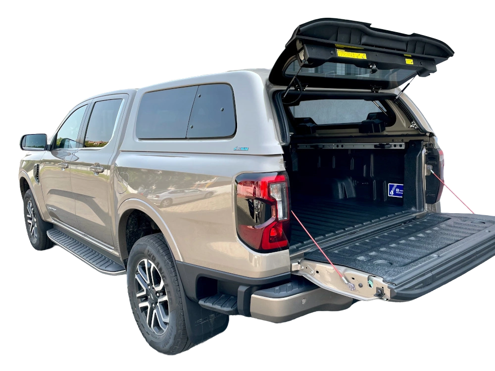 Hardtop Aeroklas cu geamuri cu deschidere laterala (pop-out/pop-up) si inchidere centralizata, Ford Ranger Raptor, cabina dubla, 2022-