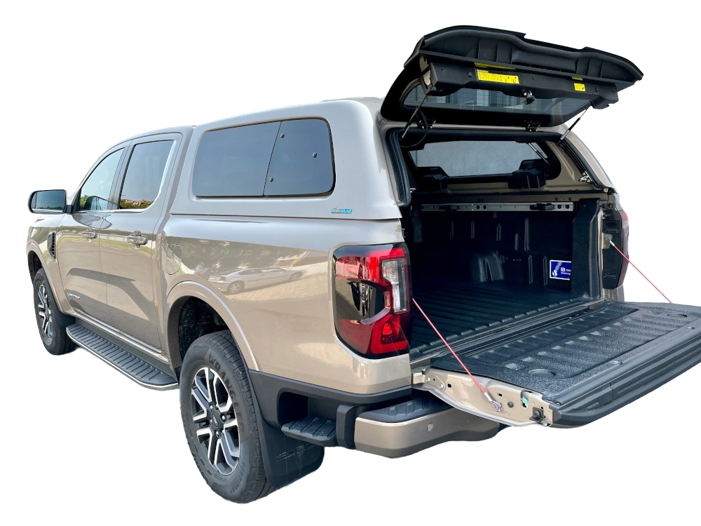 Hardtop Aeroklas cu geamuri cu deschidere laterala (pop-out/pop-up) si inchidere centralizata, Ford Ranger Raptor, cabina dubla, 2022-