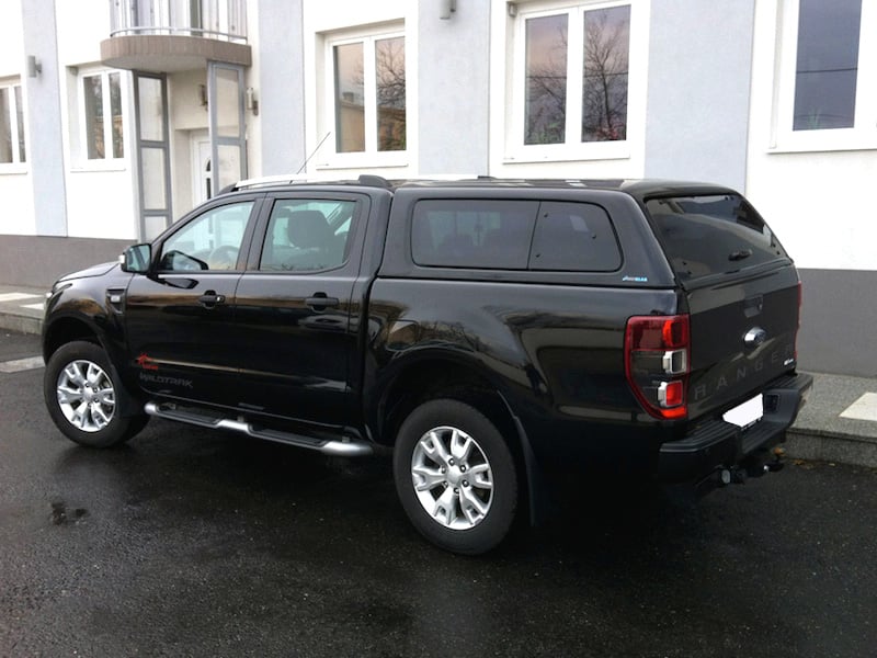 Hardtop Aeroklas cu geamuri cu deschidere laterala (pop-out vopsit), Ford Ranger/Raptor/Wildtrack, 2011-2022
