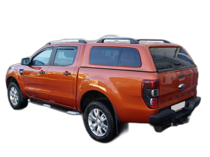 Hardtop Aeroklas cu geamuri cu deschidere laterala (pop-out vopsit), Ford Ranger/Raptor/Wildtrack, 2011-2022