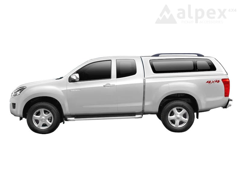 Hardtop Aeroklas cu geamuri cu deschidere laterala (pop-out) si inchidere centralizata, Isuzu D-Max, 2012-