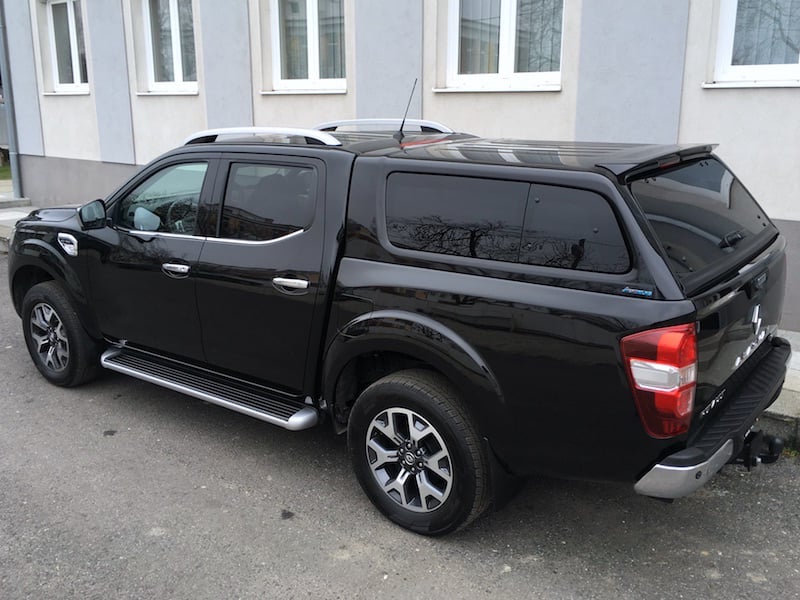 Hardtop Aeroklas cu geamuri cu deschidere laterala (pop-out) si inchidere centralizata, Renault Alaskan, 2017-2020