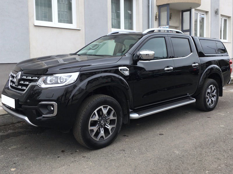 Hardtop Aeroklas cu geamuri cu deschidere laterala (pop-out) si inchidere centralizata, Renault Alaskan, 2017-2020